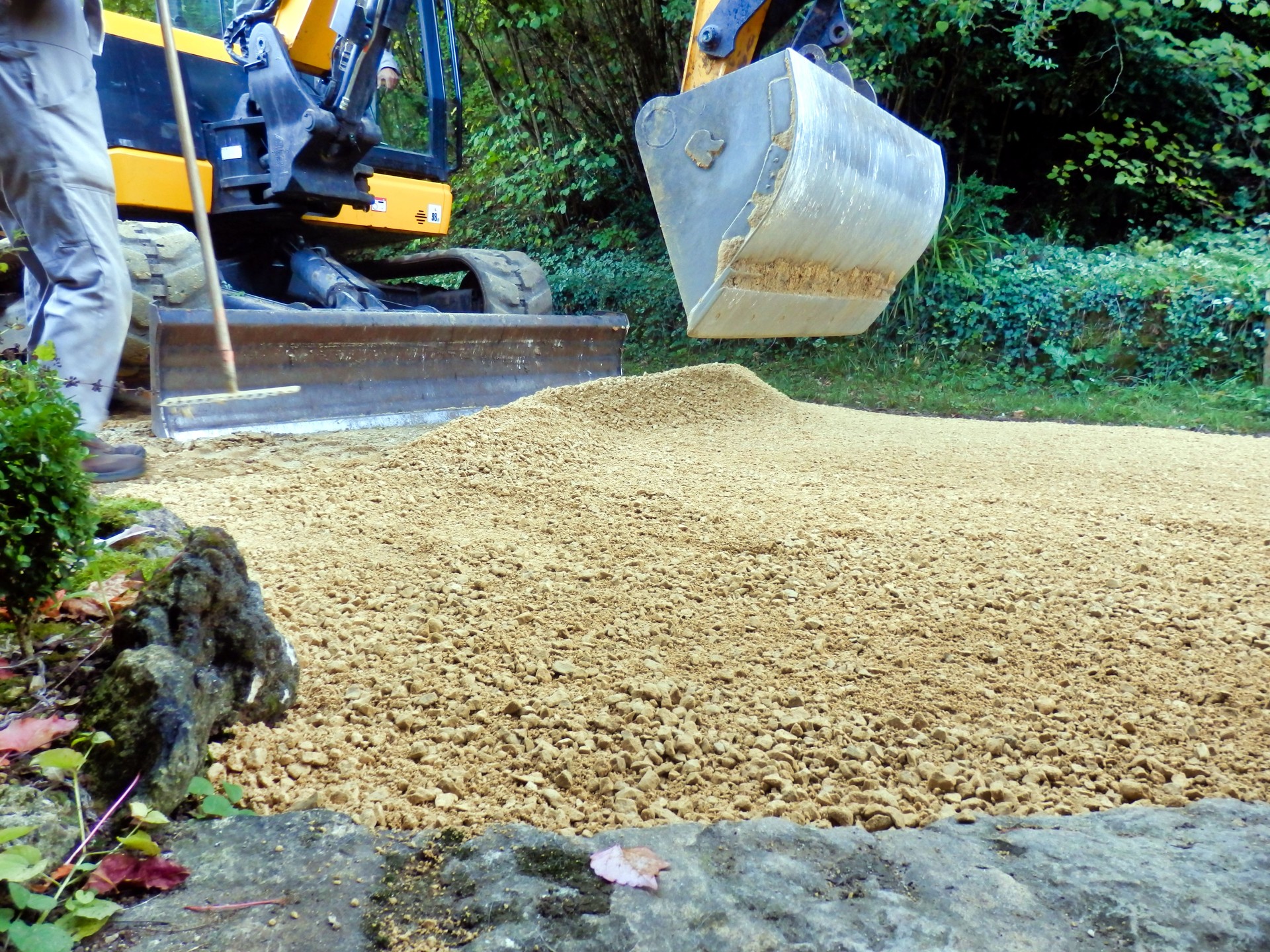 Sand and Gravel Path